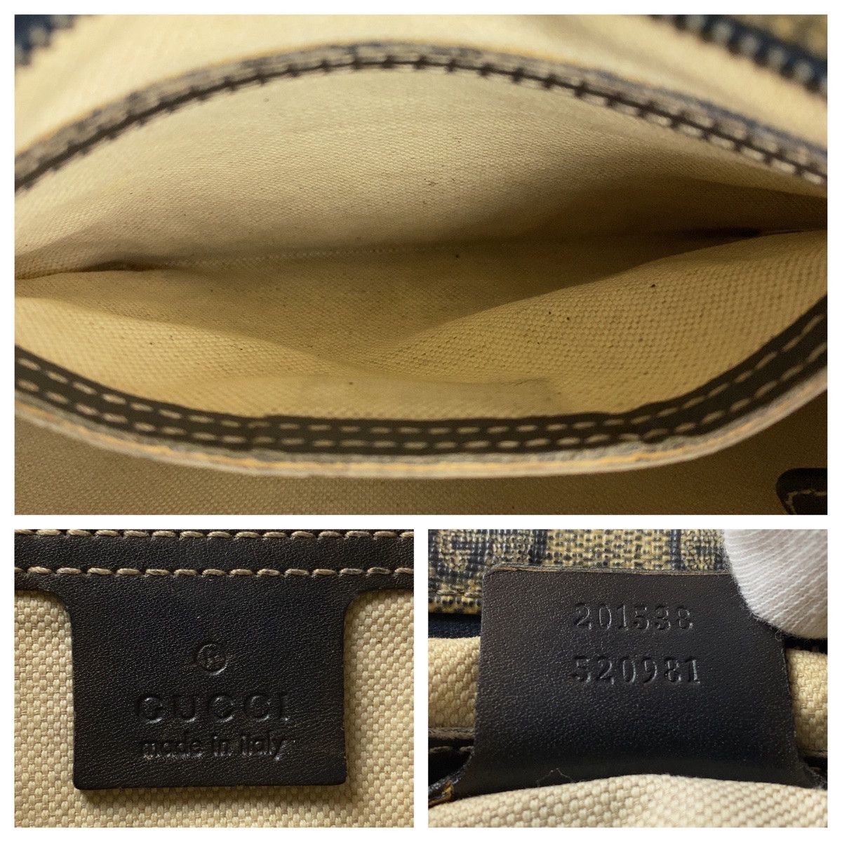 Gucci Gucci Gucci GG Supreme Canvas Shoulder Bag 201533 Canvas Crossbody Bag 201533 in Very Good Condition Size ONE SIZE - 9 Thumbnail