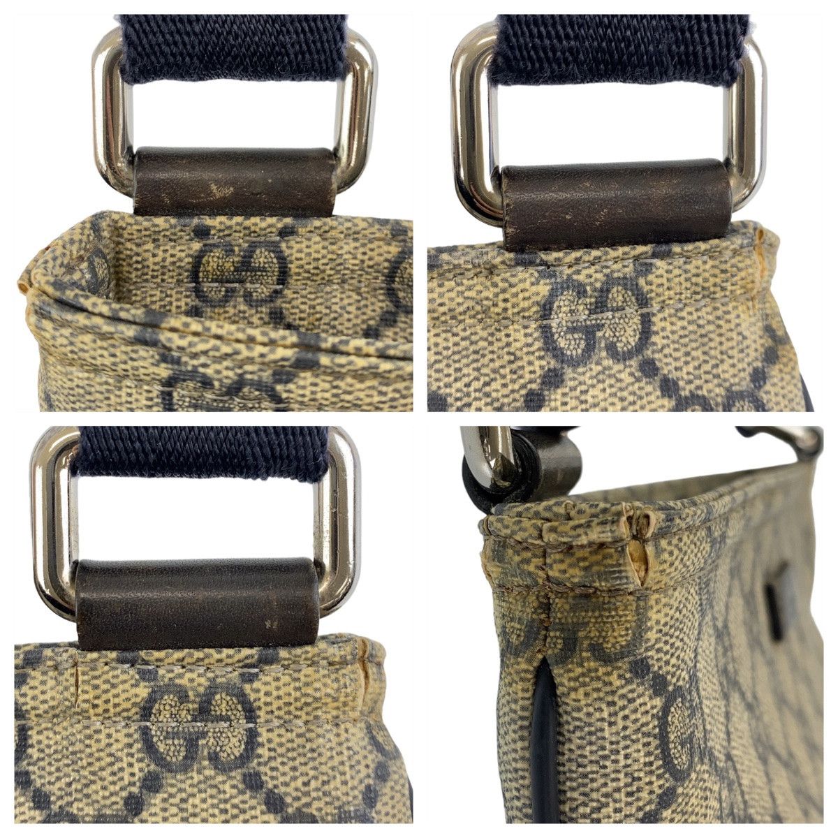 Gucci Gucci Gucci GG Supreme Canvas Shoulder Bag 201533 Canvas Crossbody Bag 201533 in Very Good Condition Size ONE SIZE - 7 Thumbnail
