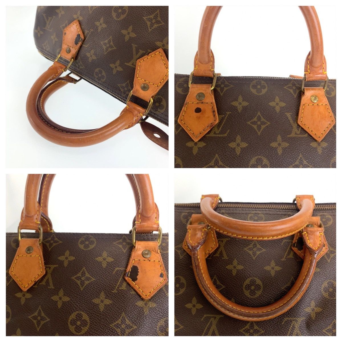 Louis Vuitton Louis Vuitton Louis Vuitton Monogram Speedy 30 Handbag M41526 Canvas Handbag M41526 Size ONE SIZE - 5 Thumbnail