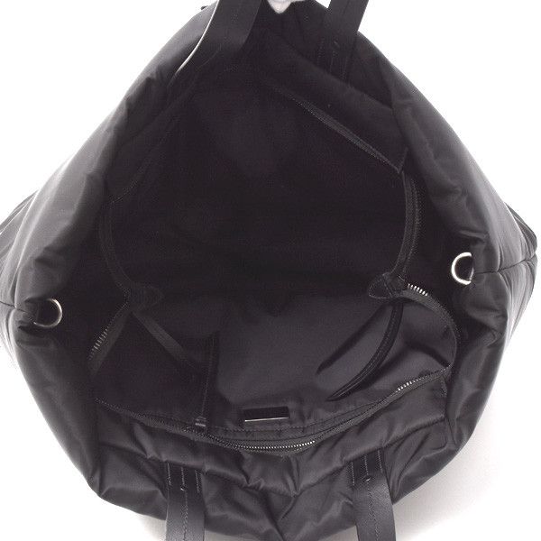 Prada Prada Prada Nylon Padded Tote Bag Black Canvas Tote Bag 75976 in Great Condition Size ONE SIZE - 5 Thumbnail