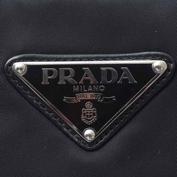 Prada Prada Prada Nylon Padded Tote Bag Black Canvas Tote Bag 75976 in Great Condition Size ONE SIZE - 8 Thumbnail