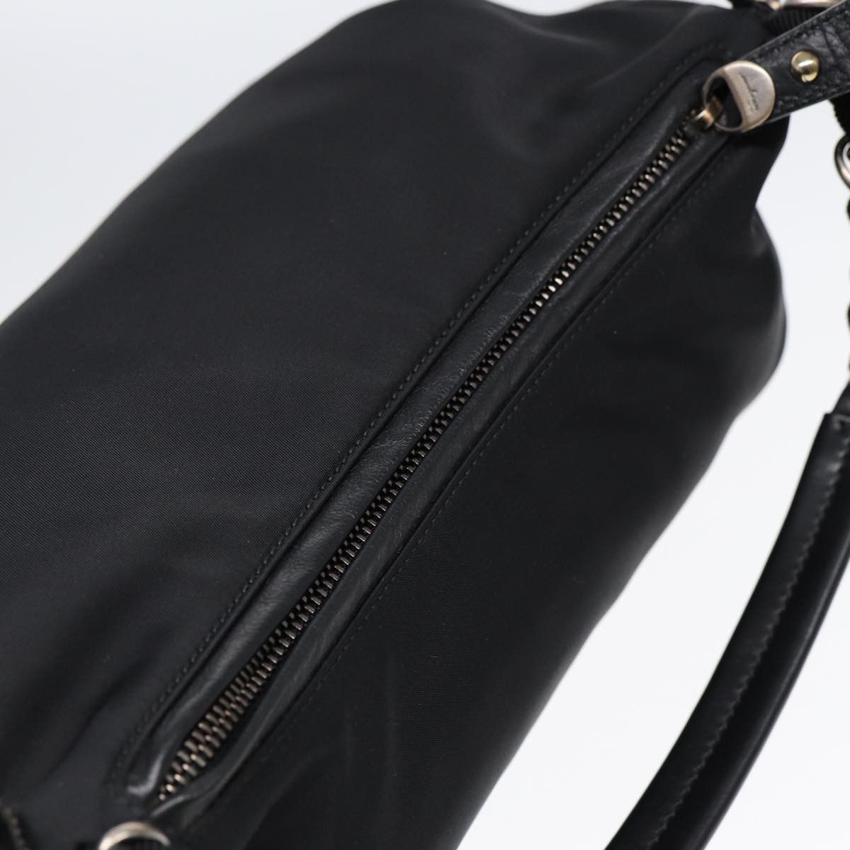 Salvatore Ferragamo Vara Black Synthetic Shoulder Bag (Pre-Owned) Size ONE SIZE - 4 Thumbnail