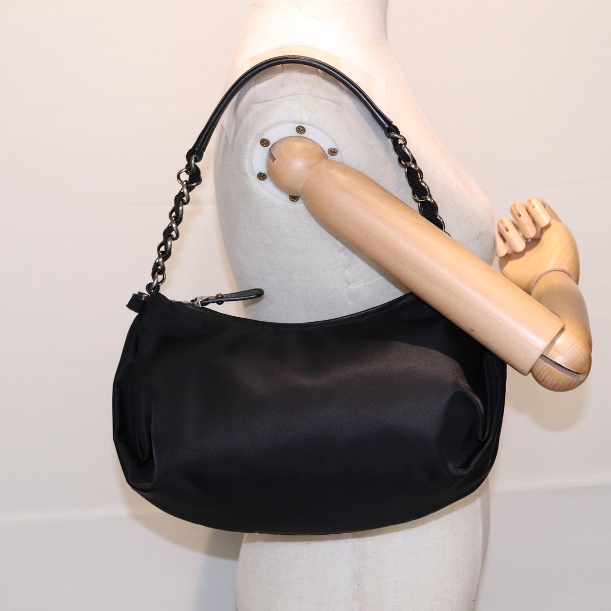 Salvatore Ferragamo Vara Black Synthetic Shoulder Bag (Pre-Owned) Size ONE SIZE - 7 Thumbnail