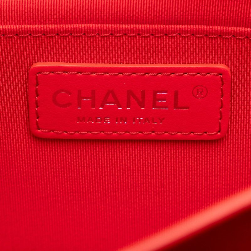 Chanel Chanel Chanel Leather Coco Mark Chain Shoulder Bag Leather Shoulder Bag in Very Good Condition Size ONE SIZE - 6 Thumbnail