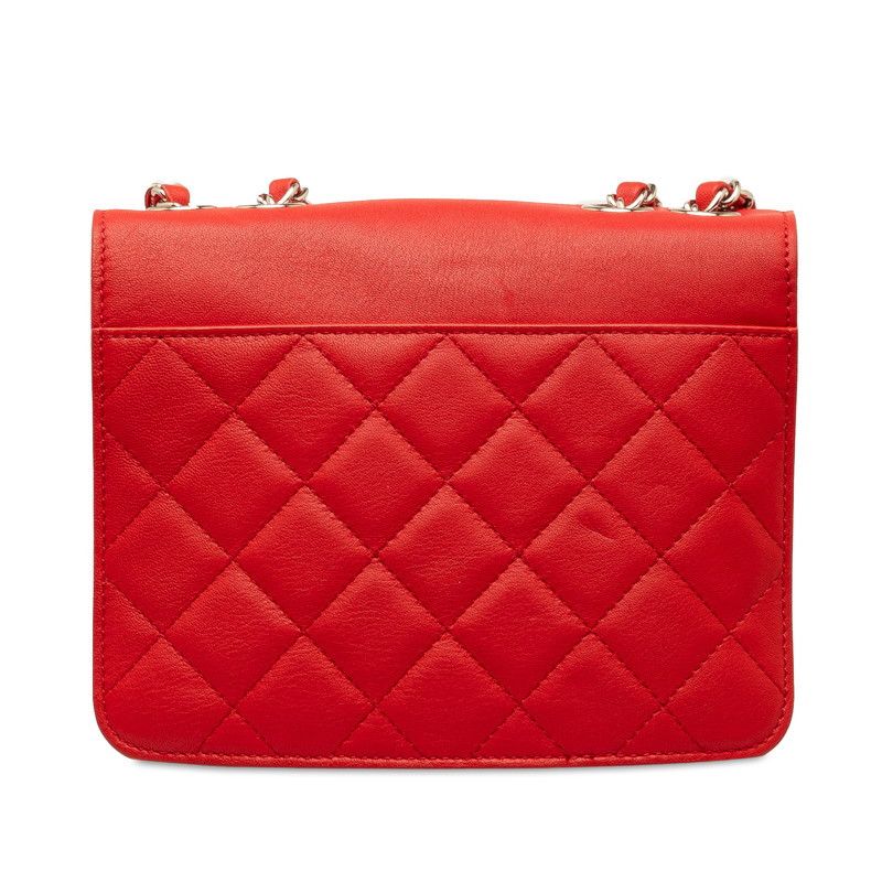Chanel Chanel Chanel Leather Coco Mark Chain Shoulder Bag Leather Shoulder Bag in Very Good Condition Size ONE SIZE - 3 Thumbnail