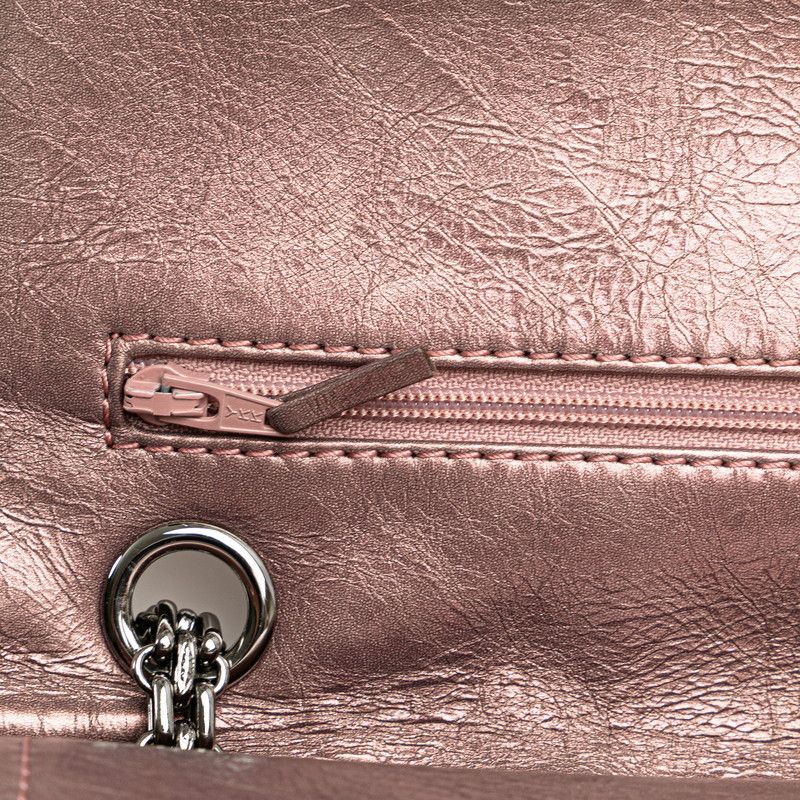 Chanel Chanel Chanel 2.55 Coco Mark Matelasse Chain Shoulder Bag Metallic Pink Leather Leather Shoulder Bag in Very Good Condition Size ONE SIZE - 7 Thumbnail