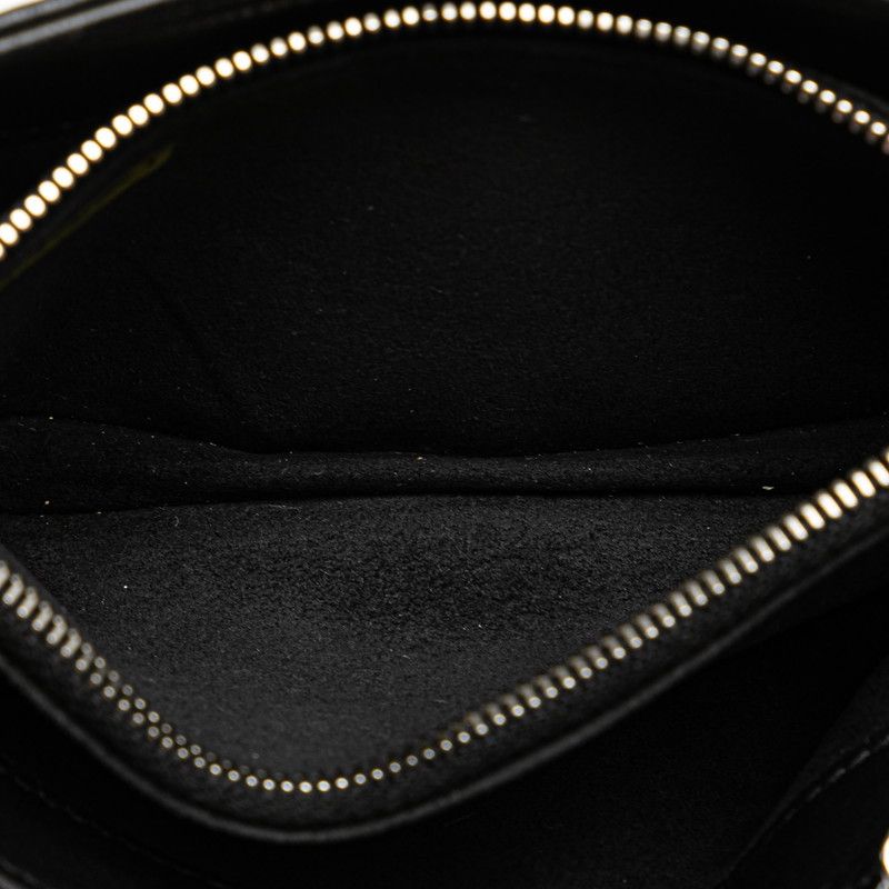 Chanel Chanel Chanel Matelasse Coco Mark Chain Shoulder Bag Black Lambskin Leather Shoulder Bag in Great Condition Size ONE SIZE - 7 Thumbnail