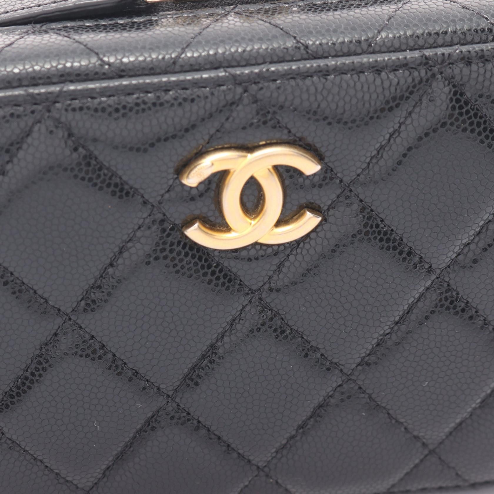 Chanel Chanel Caviar Quilted Twist Your Buttons Clutch With Chain Leather Shoulder Bag A3016167 in Great Condition Size ONE SIZE - 7 Thumbnail