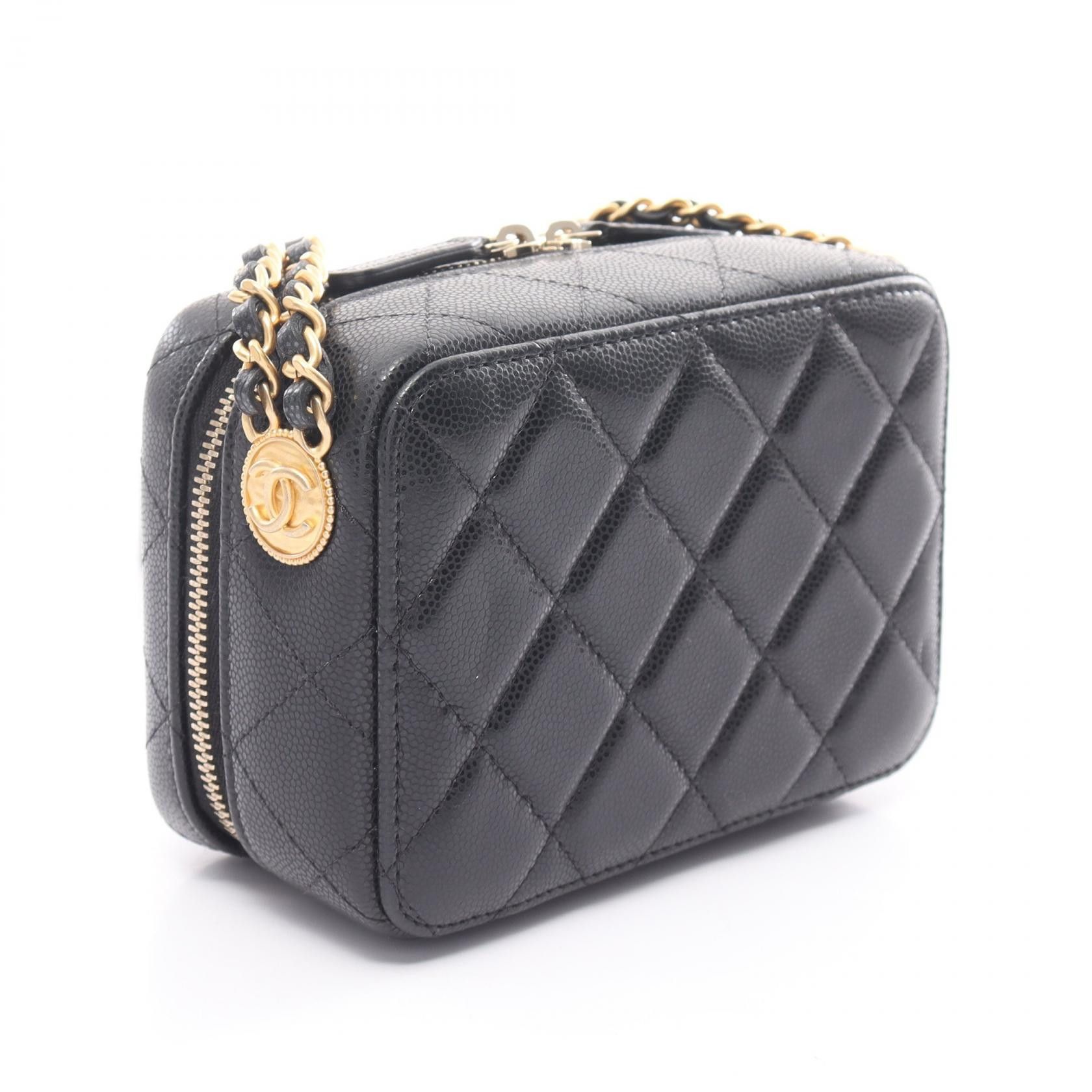 Chanel Chanel Caviar Quilted Twist Your Buttons Clutch With Chain Leather Shoulder Bag A3016167 in Great Condition Size ONE SIZE - 2 Thumbnail