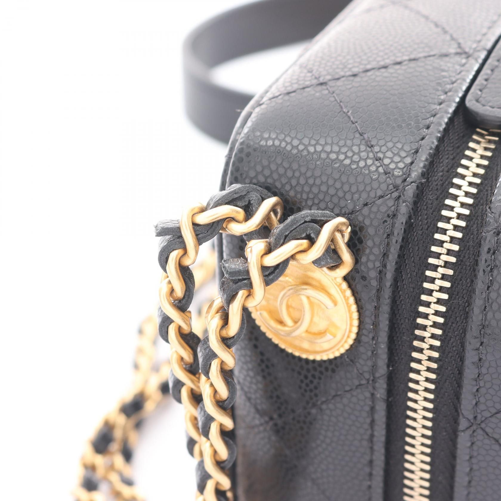 Chanel Chanel Caviar Quilted Twist Your Buttons Clutch With Chain Leather Shoulder Bag A3016167 in Great Condition Size ONE SIZE - 8 Thumbnail