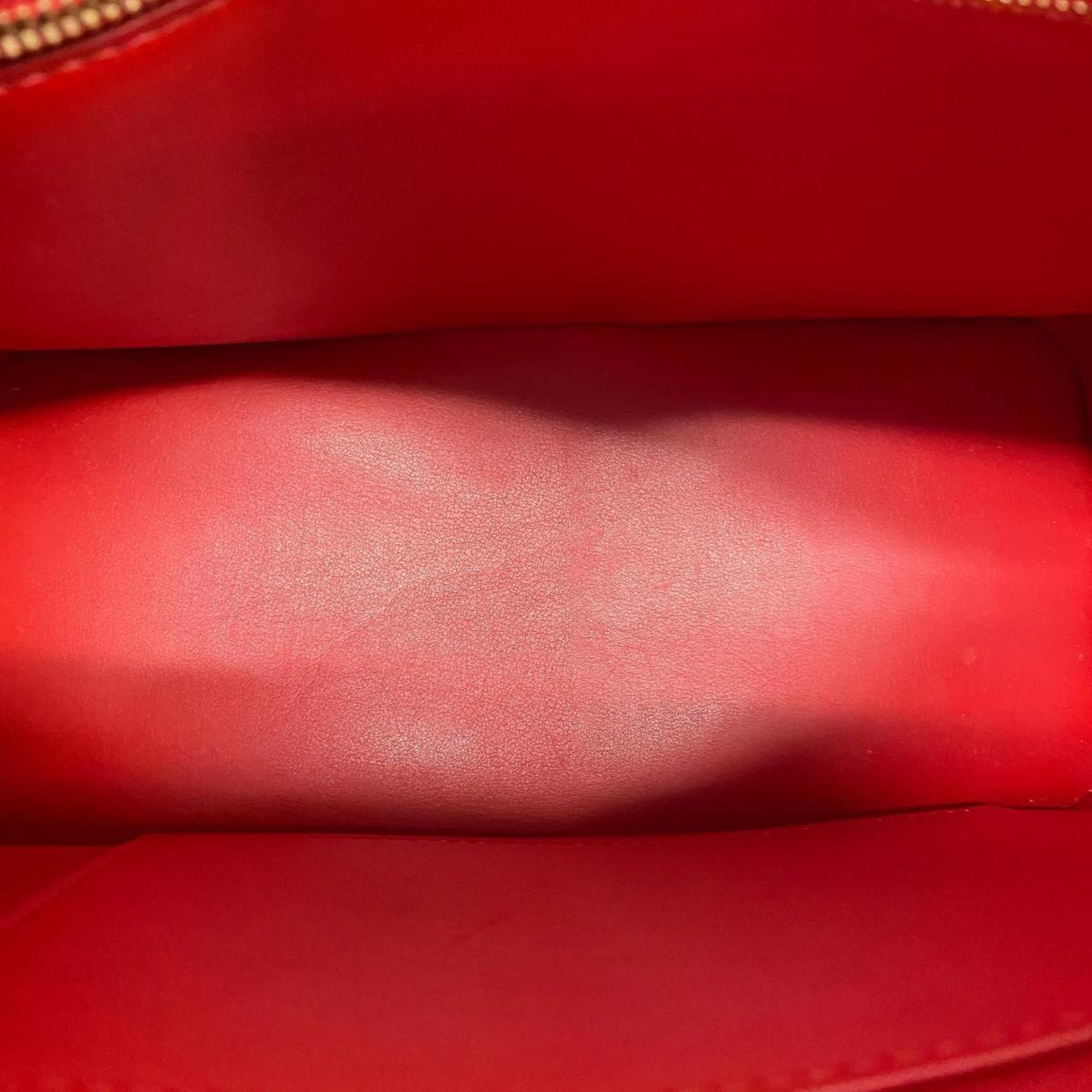 Louis Vuitton Louis Vuitton Tote Bag Vernis Houston M91092 Rouge Ladies Size ONE SIZE - 4 Thumbnail