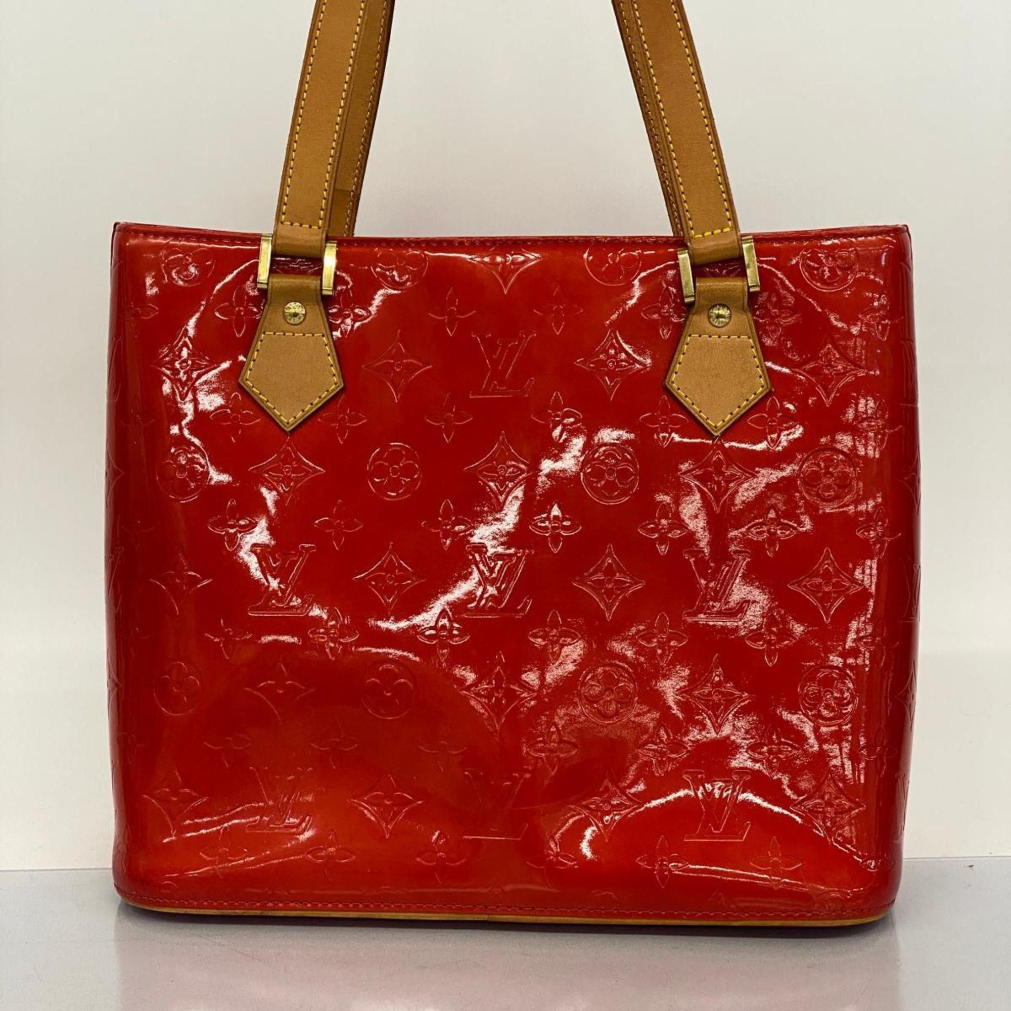 Louis Vuitton Louis Vuitton Tote Bag Vernis Houston M91092 Rouge Ladies Size ONE SIZE - 13 Thumbnail