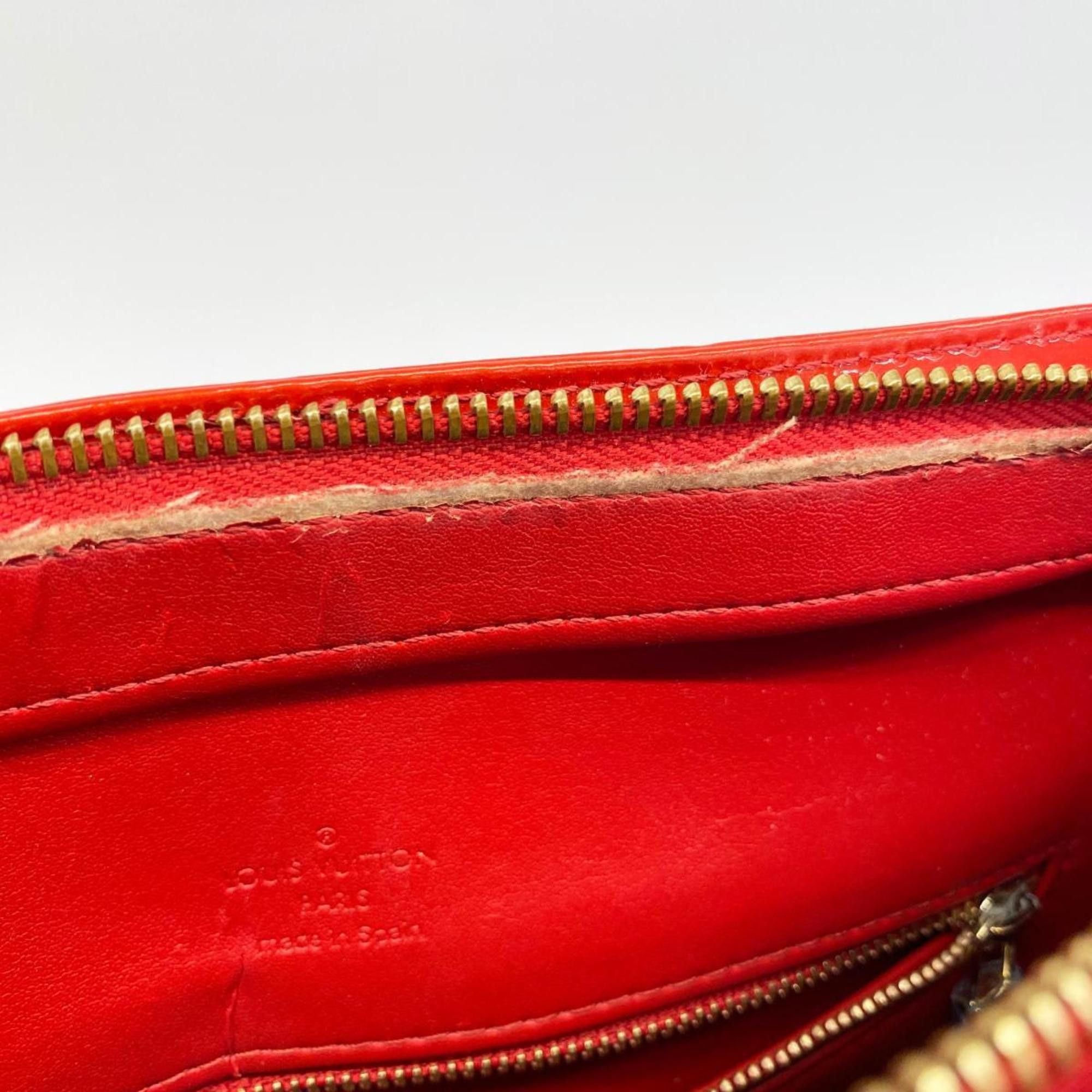 Louis Vuitton Louis Vuitton Tote Bag Vernis Houston M91092 Rouge Ladies Size ONE SIZE - 6 Thumbnail