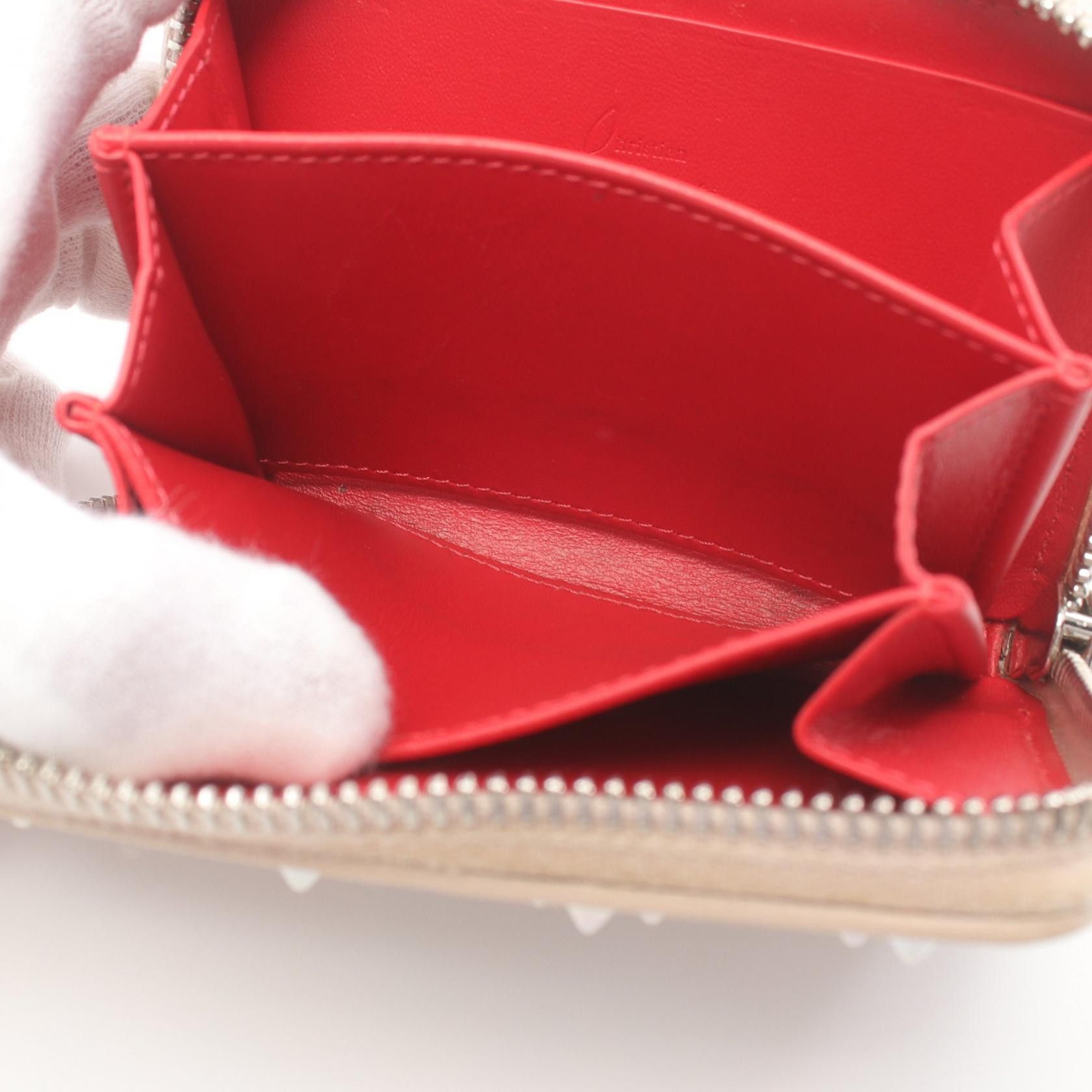Christian Louboutin Christian Louboutin Panettone Coin Purse Leather Coin Case 3175223 0001 in Very Good Condition Size ONE SIZE - 5 Thumbnail