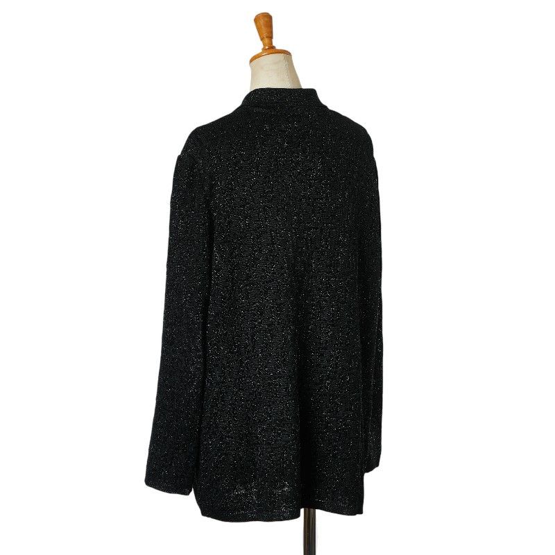 Fendi Fendi Fendi Zucca Sequin Cardigan Black Rayon Viscose Others Tops in Great Condition Size ONE SIZE - 2 Thumbnail