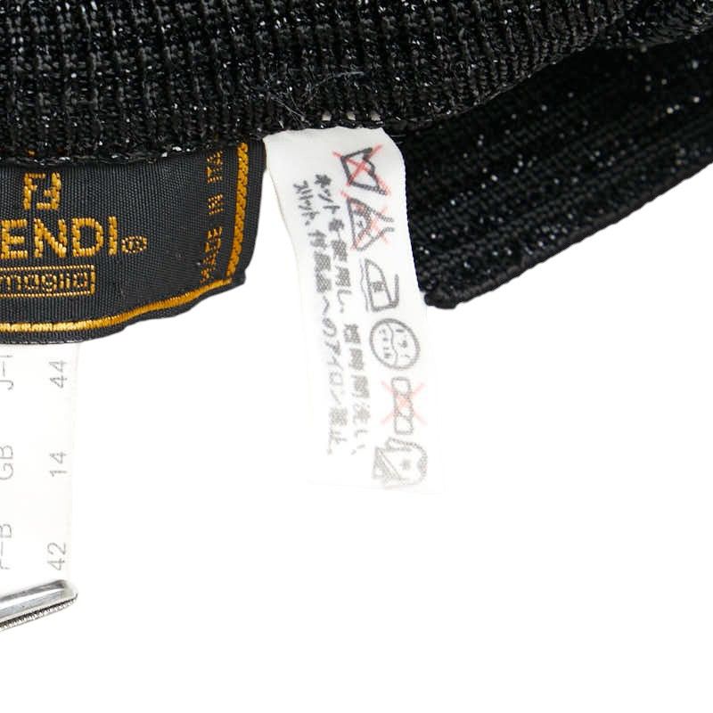 Fendi Fendi Fendi Zucca Sequin Cardigan Black Rayon Viscose Others Tops in Great Condition Size ONE SIZE - 5 Thumbnail