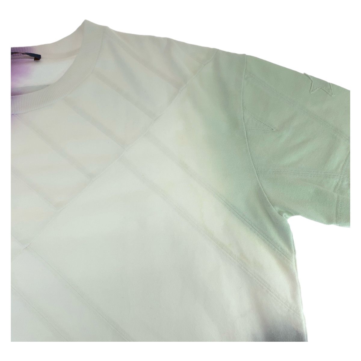 Louis Vuitton Louis Vuitton Louis Vuitton Cotton Patchwork Flags Dip T-Shirt S Cotton Tops 406603 in Very Good Condition Size ONE SIZE - 6 Thumbnail