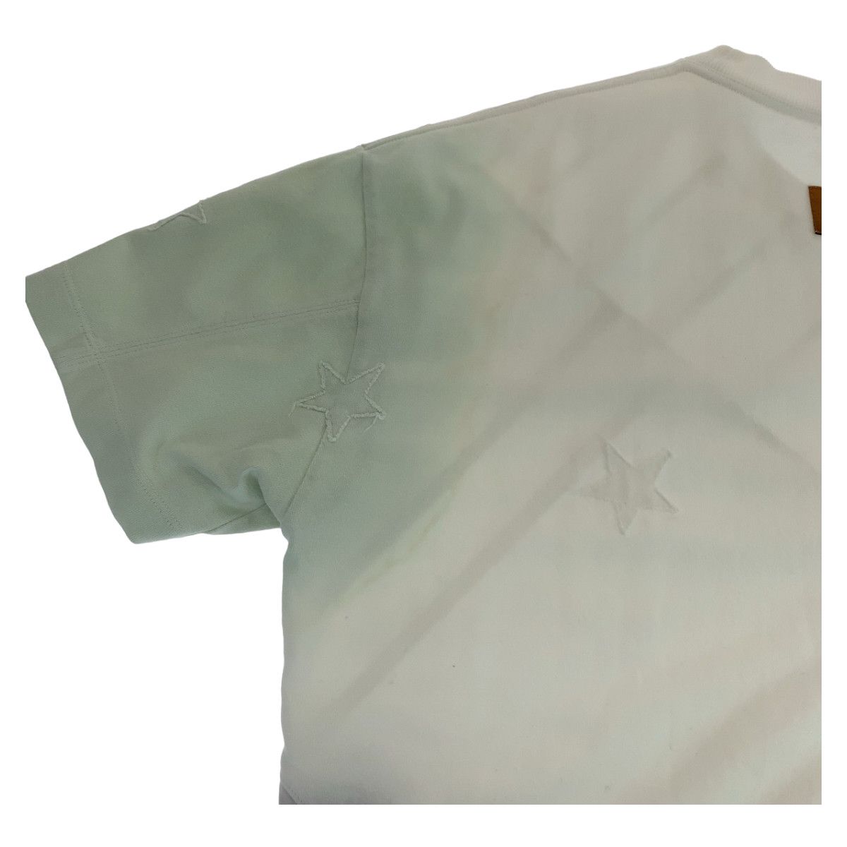 Louis Vuitton Louis Vuitton Louis Vuitton Cotton Patchwork Flags Dip T-Shirt S Cotton Tops 406603 in Very Good Condition Size ONE SIZE - 7 Thumbnail