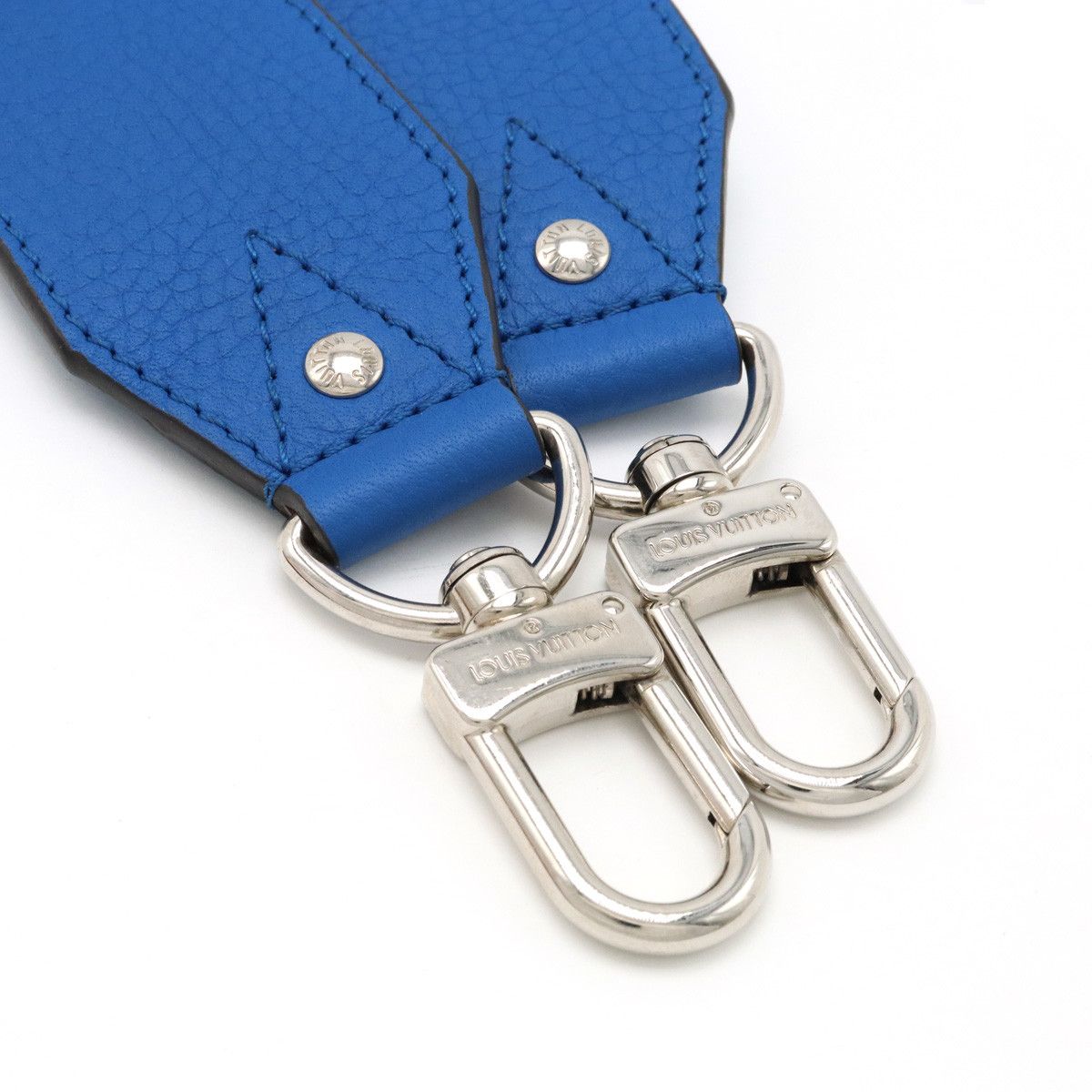 Louis Vuitton Louis Vuitton Louis Vuitton Monogram Shoulder Strap Taurillon Leather Blue Red Silver J02389 Leather Other J02389 in Great Condition Size ONE SIZE - 3 Thumbnail