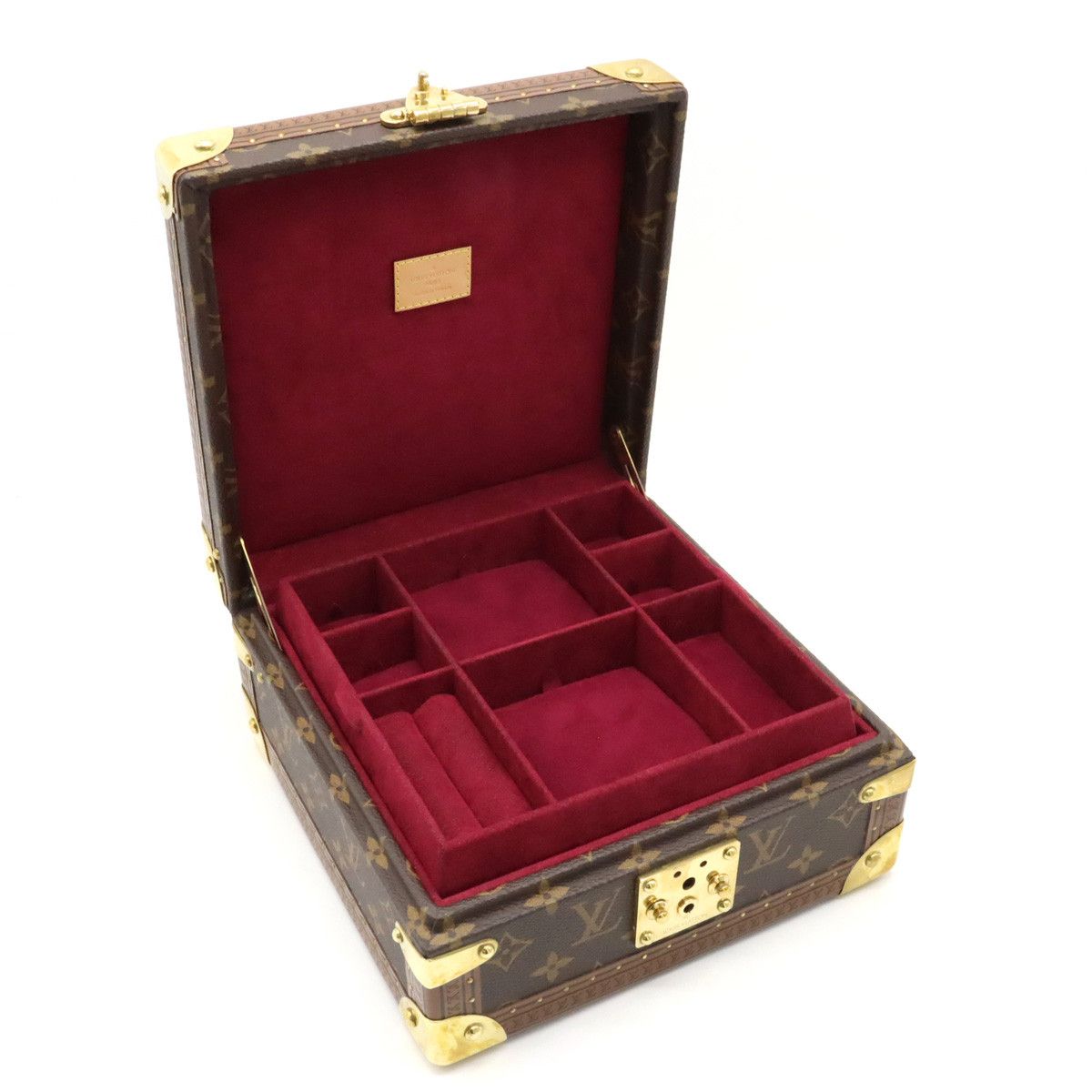 Louis Vuitton Louis Vuitton Louis Vuitton Monogram Jewelry Case M20040 Canvas Other M20040 in Great Condition Size ONE SIZE - 4 Thumbnail