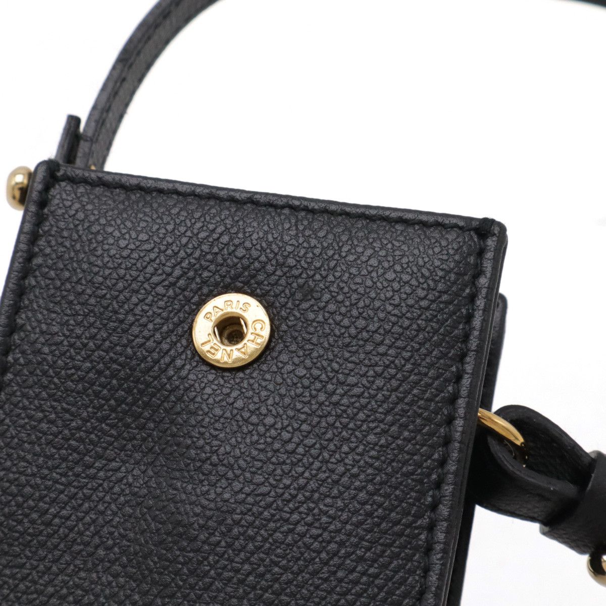 Chanel Chanel Chanel Leather Coco Button Cigarette Case A20911 Leather Other A20911 in Pristine Condition Size ONE SIZE - 6 Thumbnail
