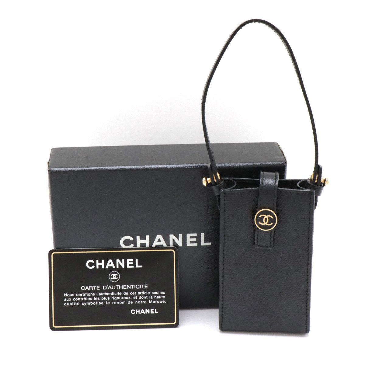 Chanel Chanel Chanel Leather Coco Button Cigarette Case A20911 Leather Other A20911 in Pristine Condition Size ONE SIZE - 7 Thumbnail