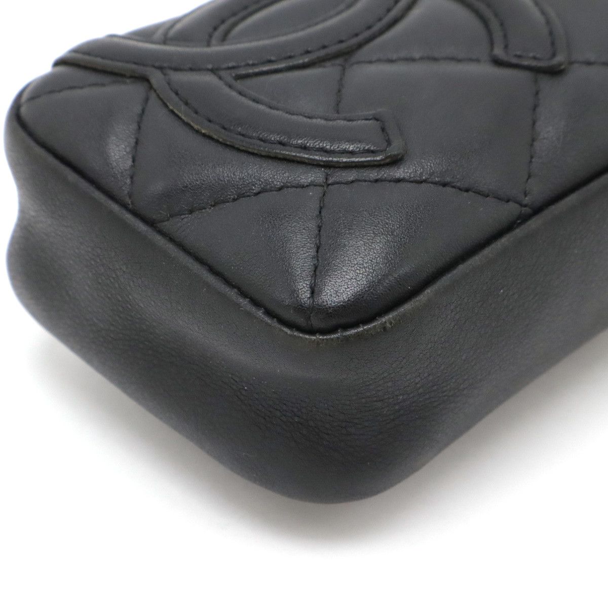 Chanel Chanel Chanel Cambon Line Leather Cigarette Case A26732 Leather Other A26732 in Very Good Condition Size ONE SIZE - 3 Thumbnail