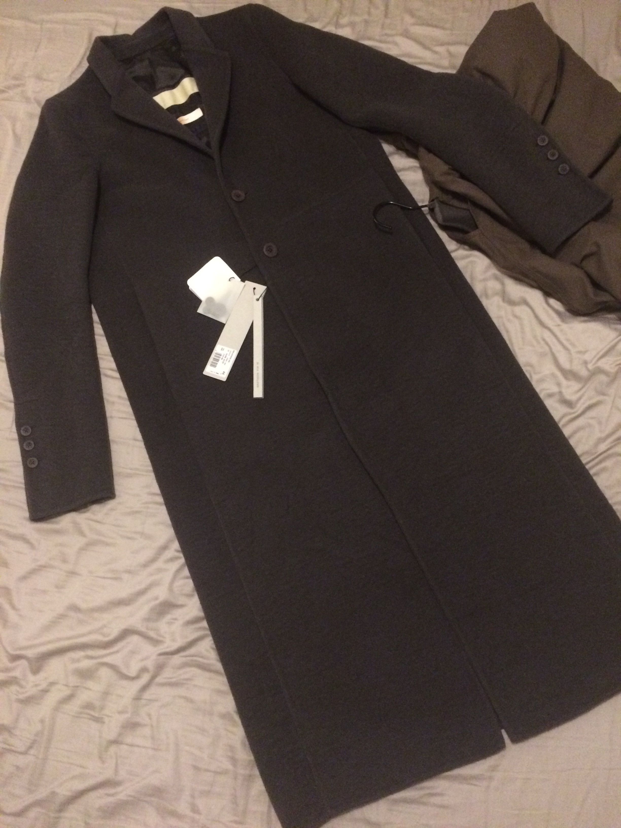 Rick Owens cashmere coat 46