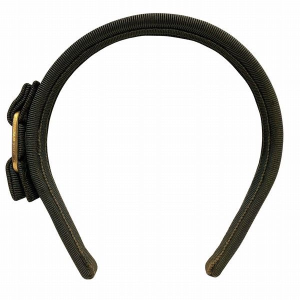 Salvatore Ferragamo Salvatore Ferragamo Salvatore Ferragamo Vara Ribbon Headband Canvas Hair Accessory Size ONE SIZE - 2 Thumbnail