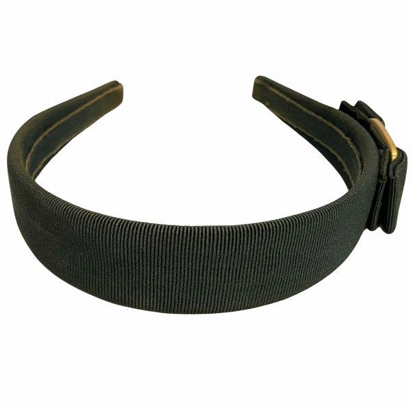 Salvatore Ferragamo Salvatore Ferragamo Salvatore Ferragamo Vara Ribbon Headband Canvas Hair Accessory Size ONE SIZE - 3 Thumbnail