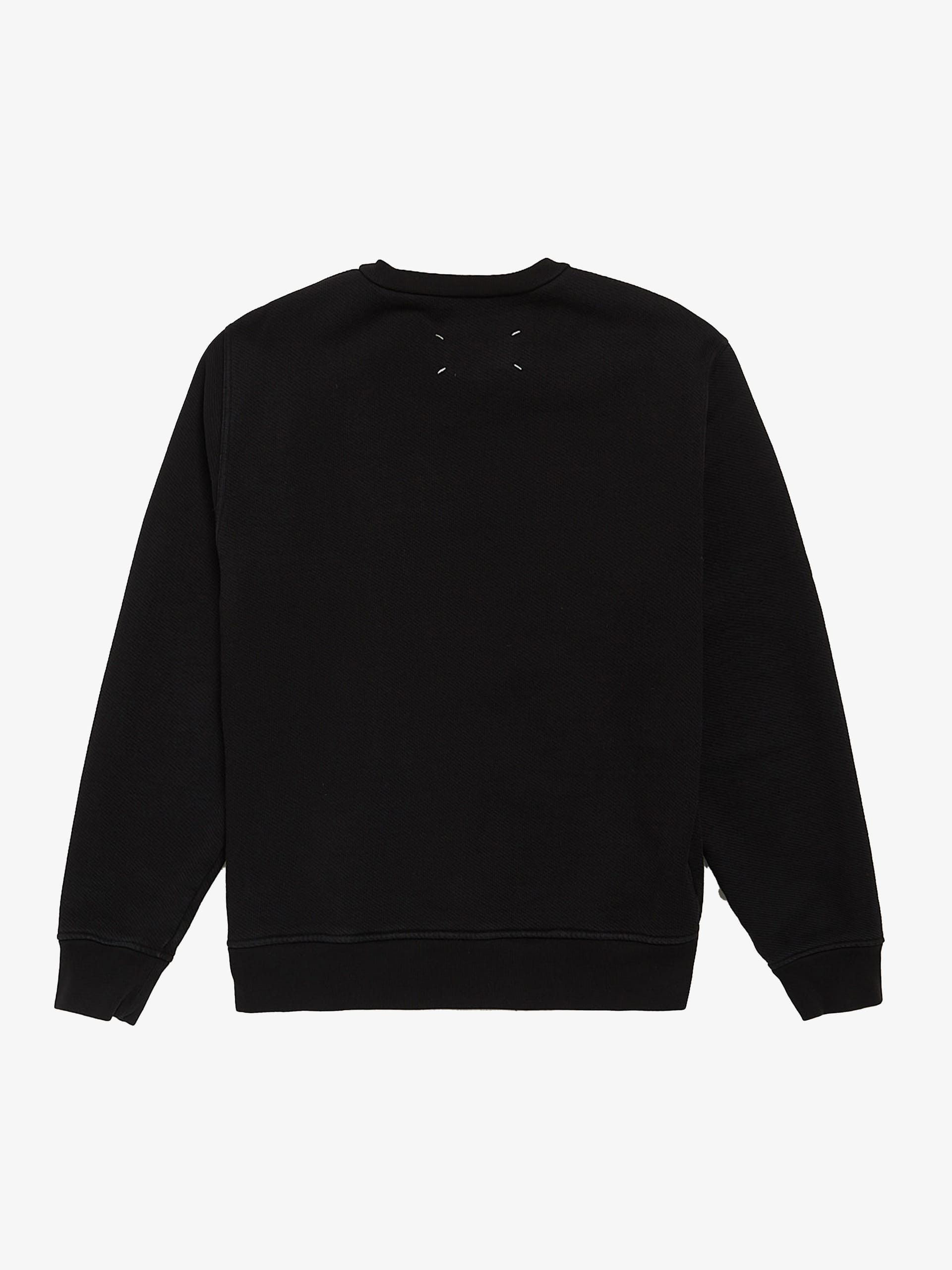 Black Inverted Logo Sweatshirt
