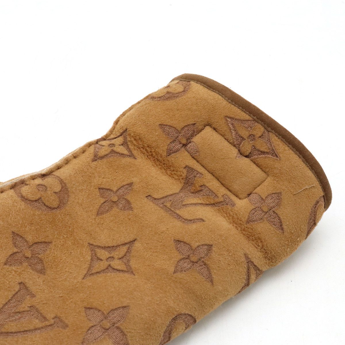 Louis Vuitton Louis Vuitton Louis Vuitton Monogram Shearling Gloves M76578 Leather Gloves M76578 in Pristine Condition Size ONE SIZE - 3 Thumbnail