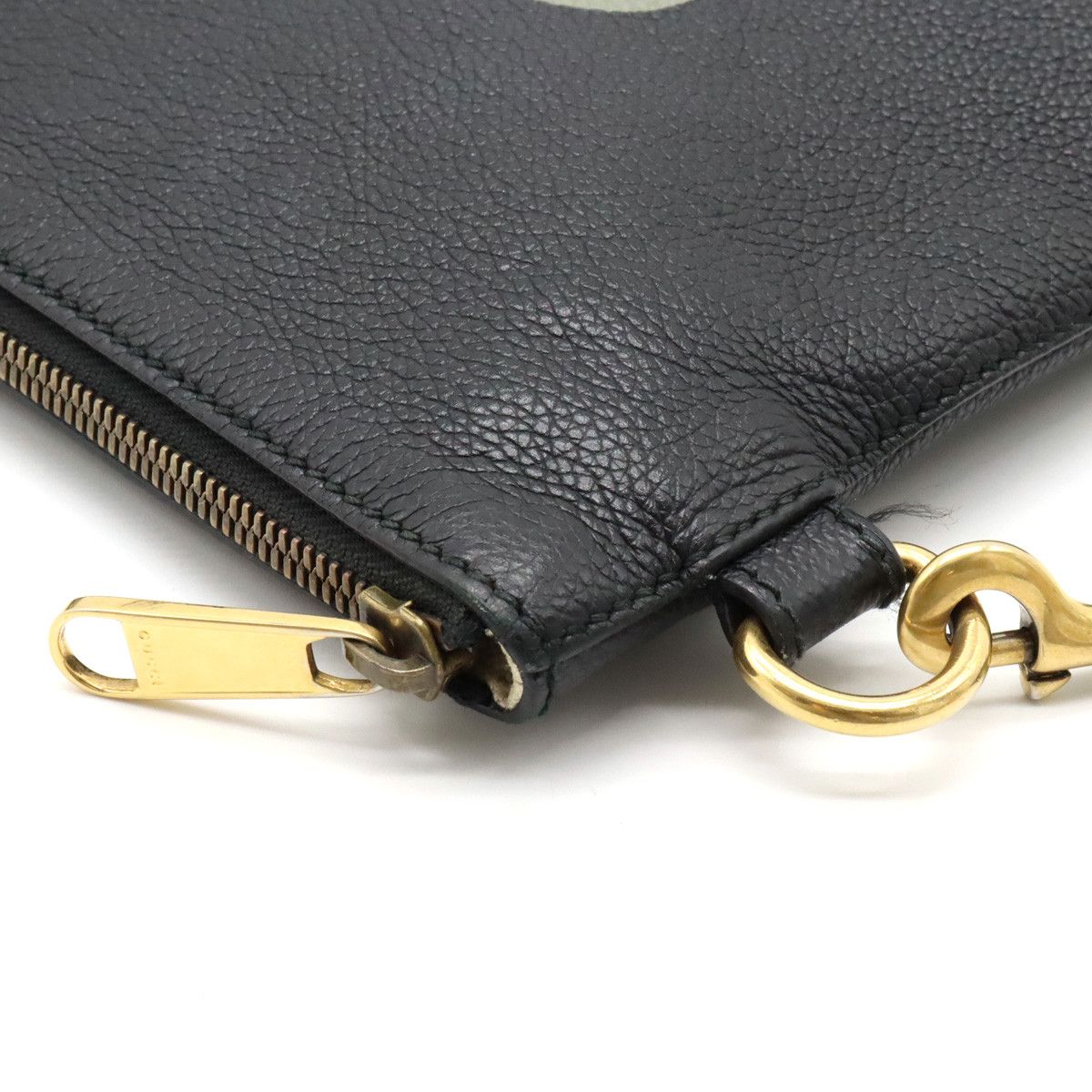 Gucci Gucci Gucci Leather Logo Print Medium Clutch Bag 572770 Leather Other 572770 in Very Good Condition Size ONE SIZE - 6 Thumbnail