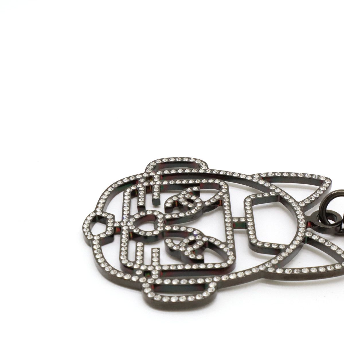 Chanel Chanel Chanel Robot Cat Metal Rhinestone Neck Strap Metal Other in Great Condition Size ONE SIZE - 4 Thumbnail