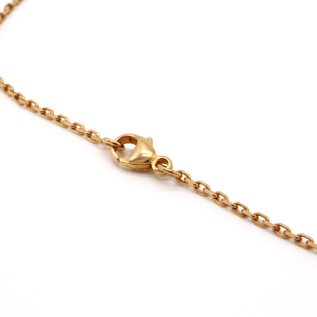 Hermes Hermes Hermes Pop Ash Mini H Logo Necklace Pendant Choker PGP Pink Gold Metal Necklace in Great Condition Size ONE SIZE - 6 Thumbnail