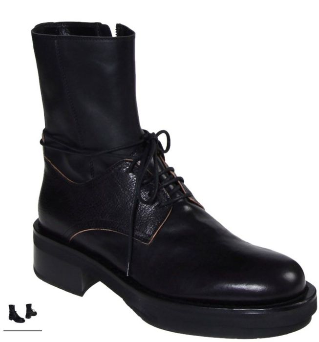 Ann Demeulemeester Ankle Boot [Varsavia Lux Nero] Size US 11 / EU 44 - 1 Preview