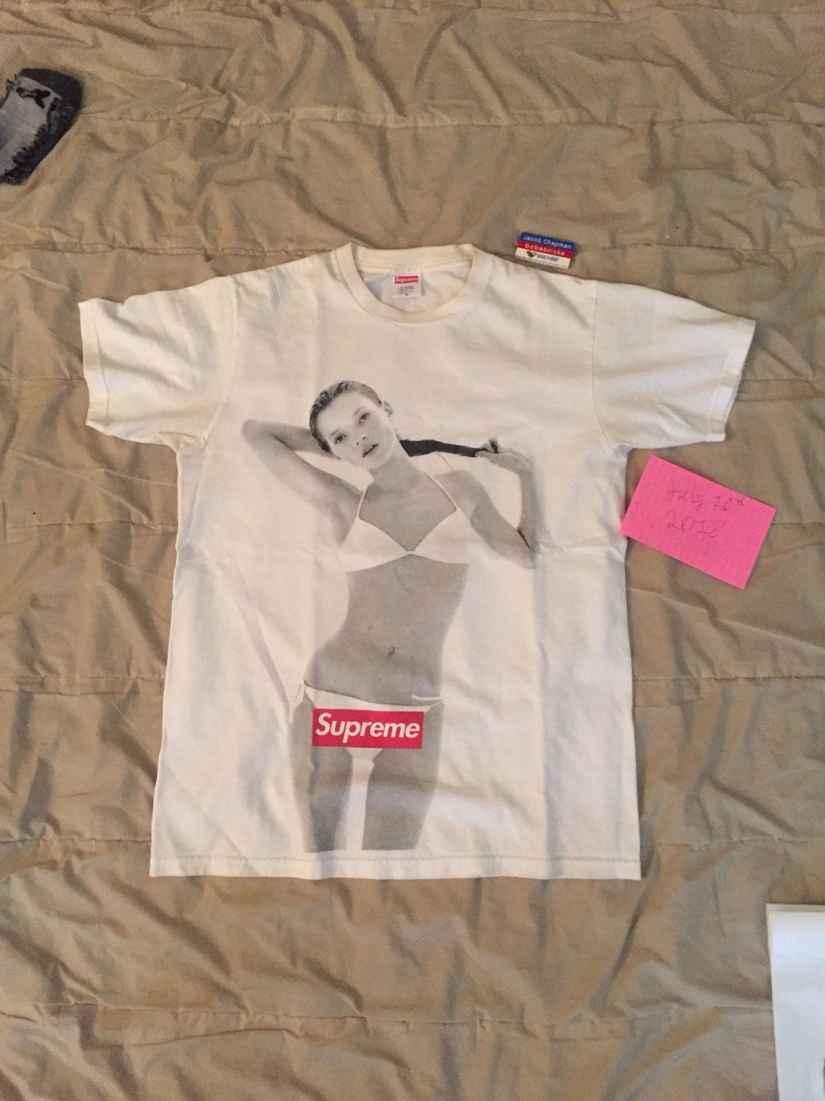 Supreme Supreme Kate Moss 2004 10th Anniversary Box Logo Tee