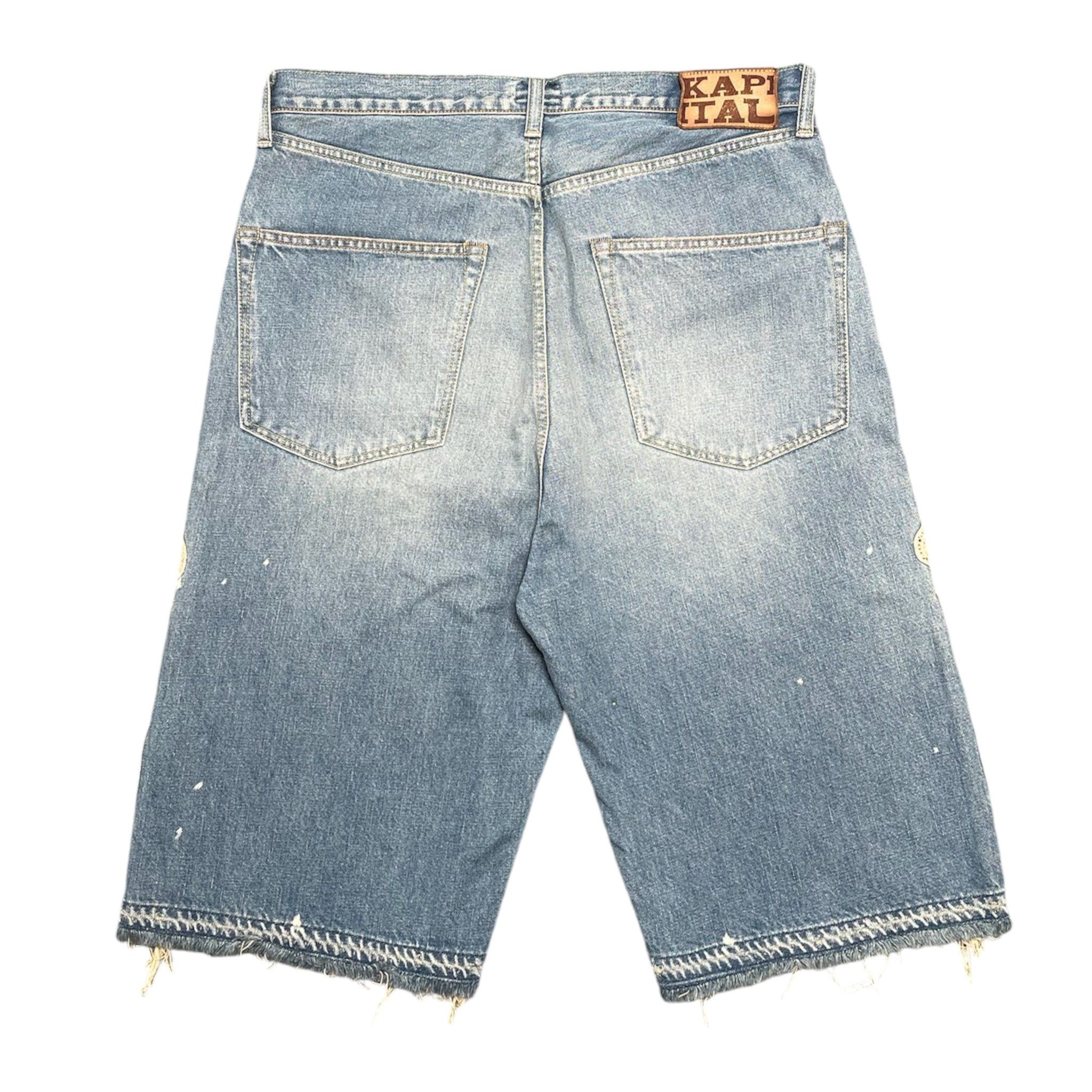 パンツ kapital bone shorts ▪︎ new item ▪︎ KAPITAL 14ozデニム5Pショートパンツ（BONE