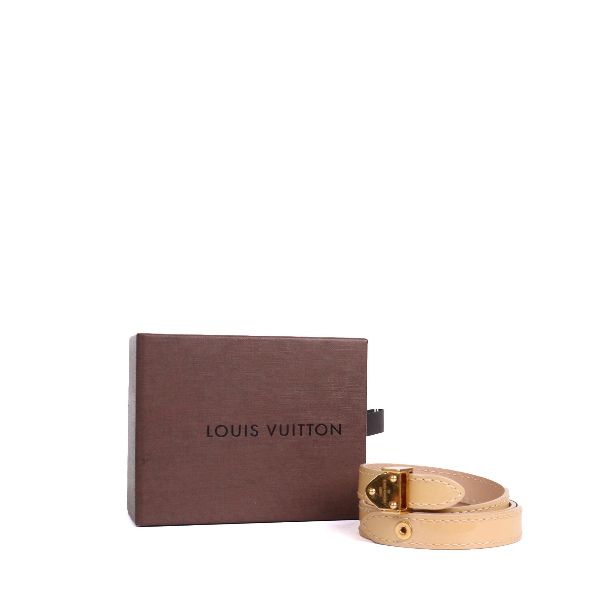 Louis Vuitton LOUIS VUITTON - Louis Vuitton triple tour bracelet in beige leather (T17) Size ONE SIZE - 7 Thumbnail