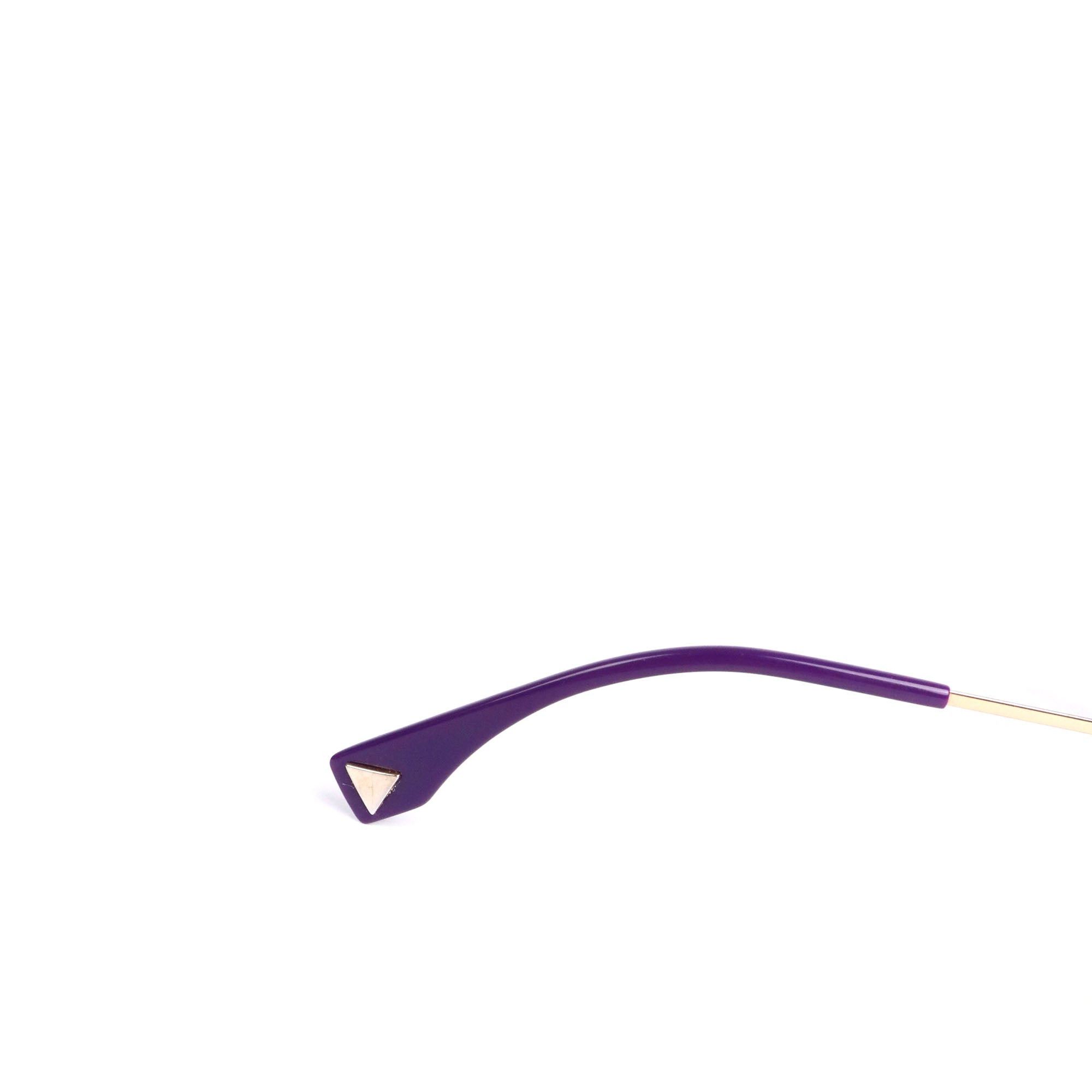 Fendi FENDI - Fendi Aviator sunglasses in gold metal Size ONE SIZE - 4 Thumbnail