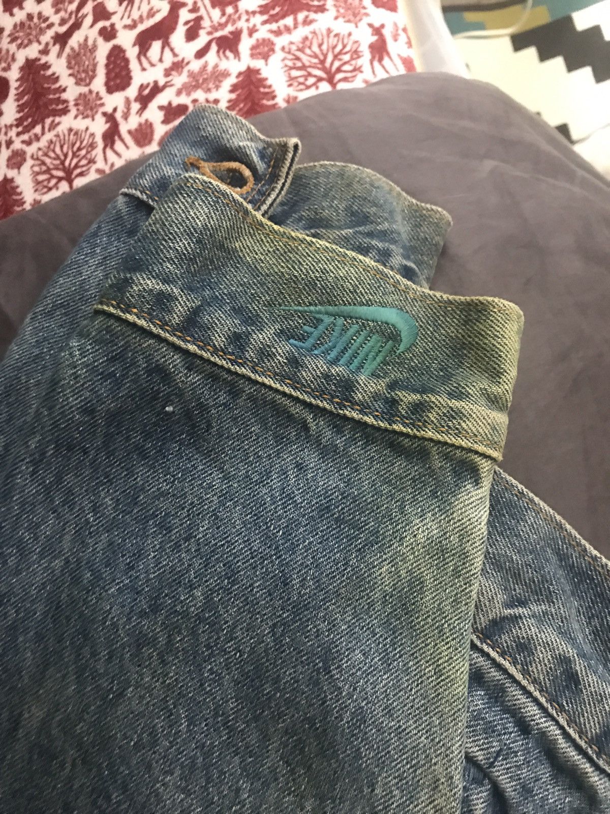 Nike EXTREMELY RARE Seinfeld x Nike Denim Jacket Friends And Family Exclusive Grailed