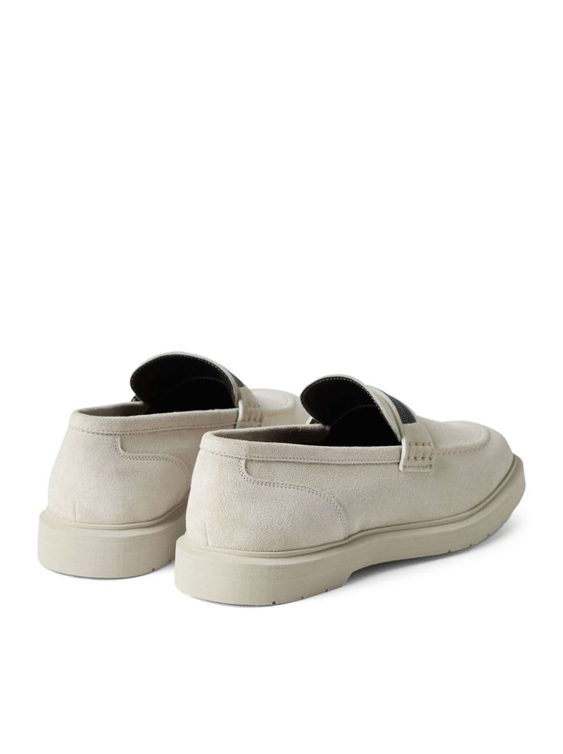 Brunello Cucinelli SUEDE LOAFERS Size US 8.5 / IT 38.5 - 3 Thumbnail