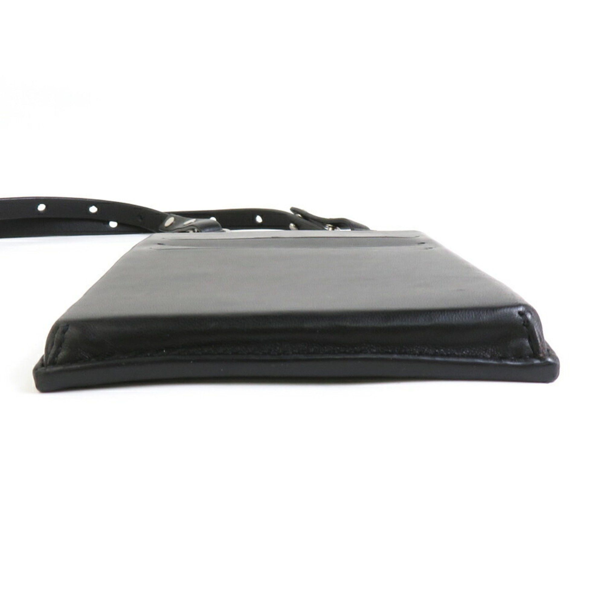 Bottega Veneta BOTTEGA VENETA Neck Strap Phone Pouch Intrecciato Leather Black Men's e59161j Size ONE SIZE - 4 Thumbnail