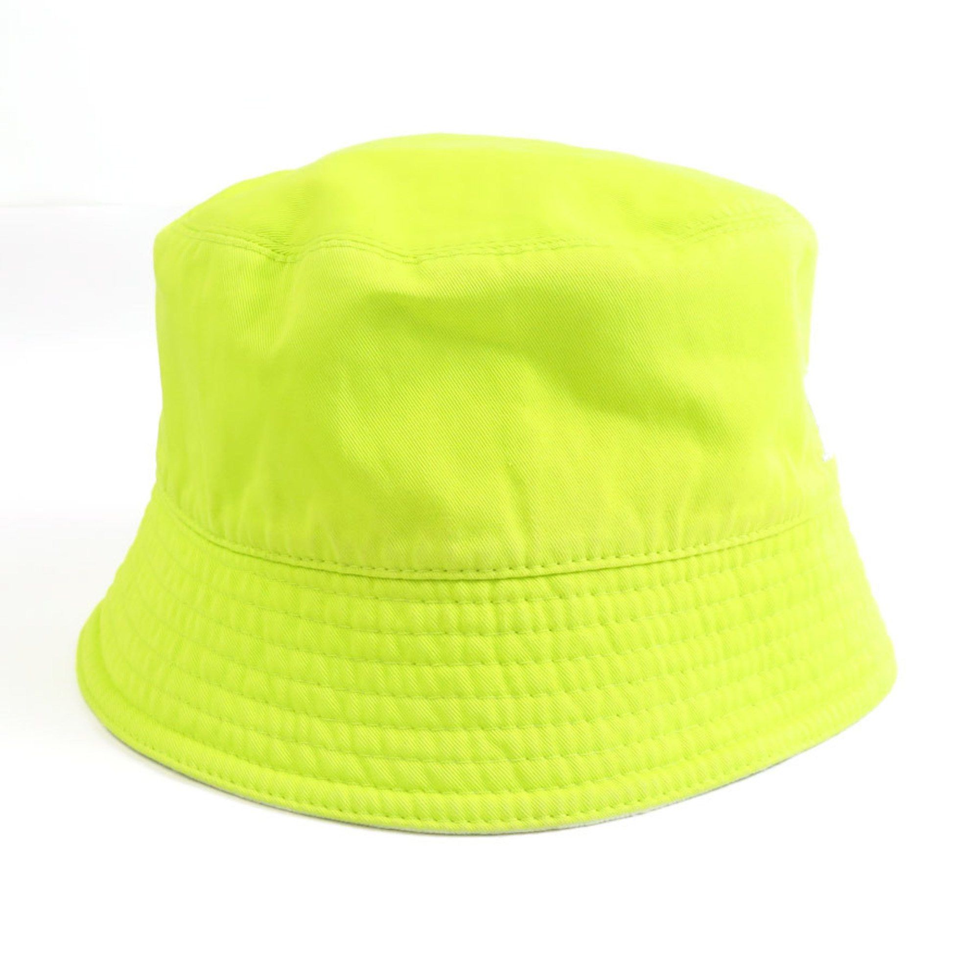 Louis Vuitton LOUIS VUITTON Hat Bucket Reversible Cotton Polyester Yellow White Men's M7064L e59182i Size ONE SIZE - 3 Thumbnail