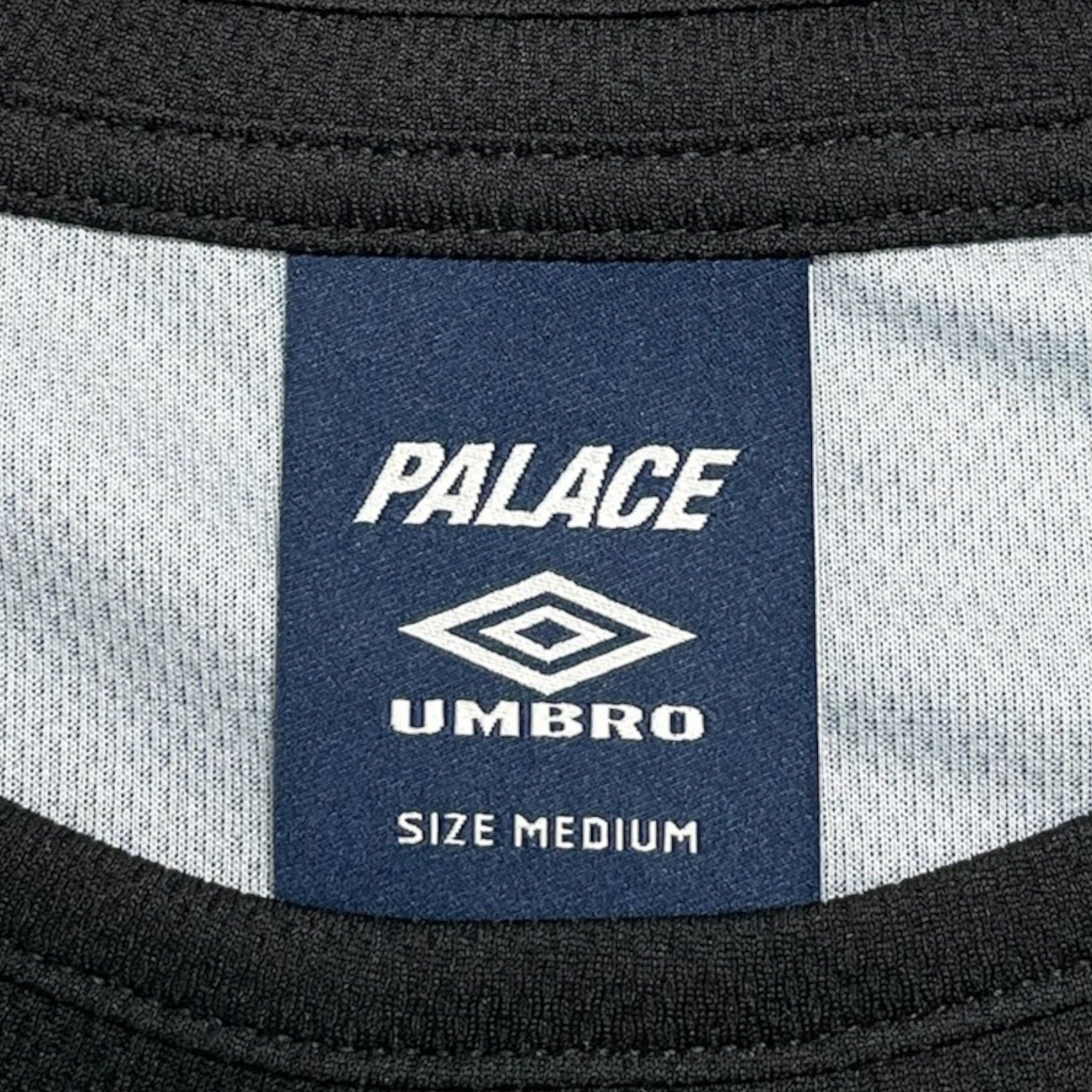Palace x Umbro 3rd Goalie Short Sleeve Jersey Black Neon