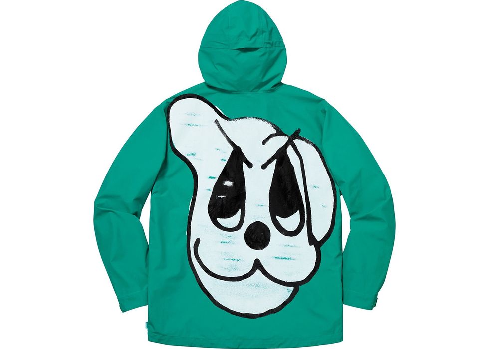 Supreme Supreme Dog Taped Seam Jacket Waterproof Nylon FW18 Teal