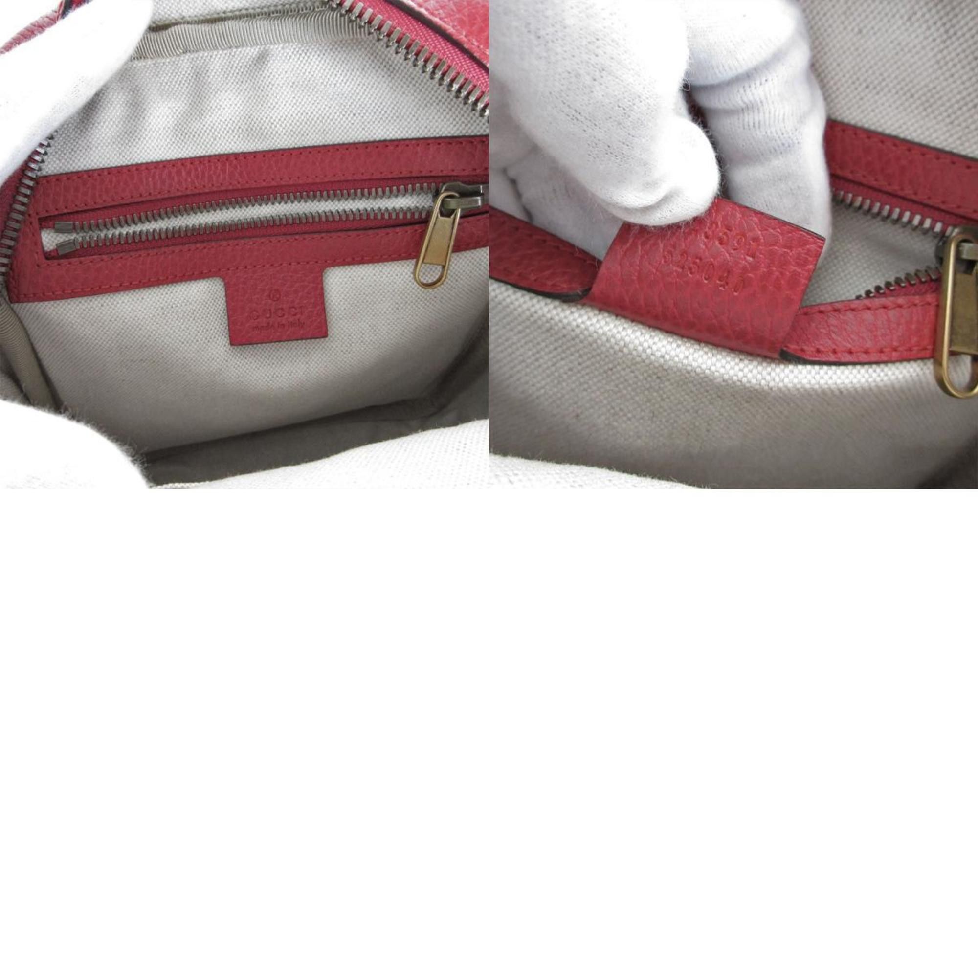 Gucci GUCCI Shoulder Bag Leather Dark Red Gold Men's 523591 s0263a Size ONE SIZE - 5 Thumbnail