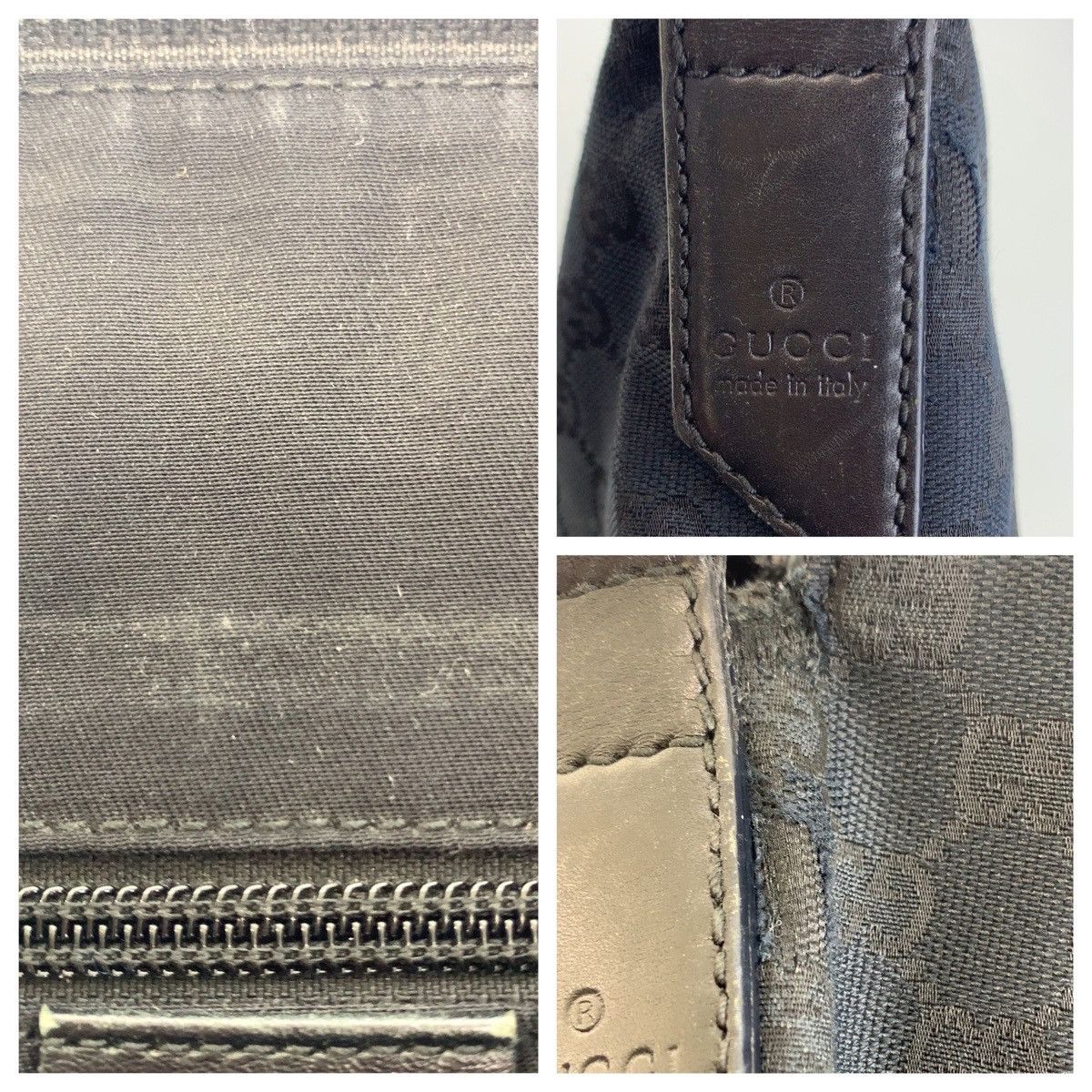 Gucci Gucci Gucci GG Canvas/Leather Shoulder Bag Pochette 145857 Canvas Crossbody Bag 145857 in Very Good Condition Size ONE SIZE - 5 Thumbnail