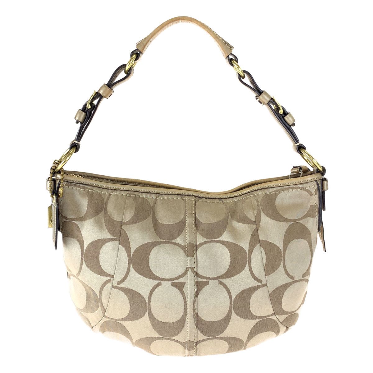 Coach Coach Coach Signature Canvas/Leather Shoulder Bag 12675 Canvas Crossbody Bag 12675 in Good Condition Size ONE SIZE - 3 Thumbnail