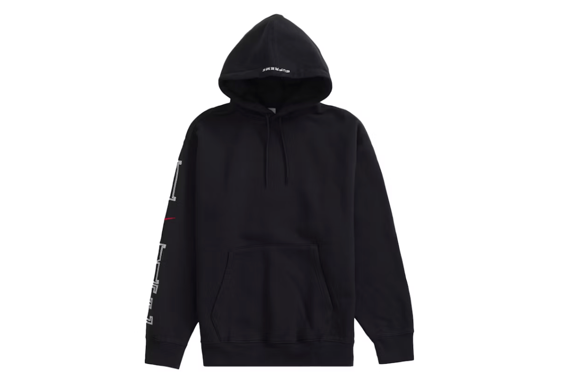 Supreme Nike Hooded Sweatshirt Black | Grailed